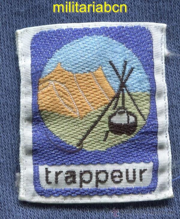 Militaria: Scouts de France. Insignia de tela de los Boy Scouts franceses.