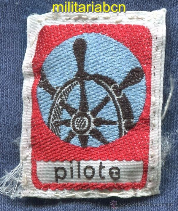 Militaria: Scouts de France. Insignia de tela de los Boy Scouts franceses.