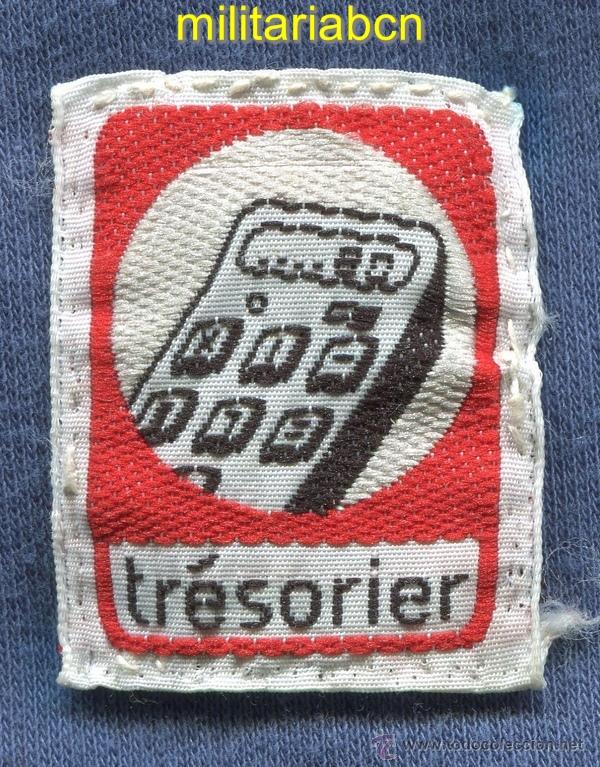 Militaria: Scouts de France. Insignia de tela de los Boy Scouts franceses.