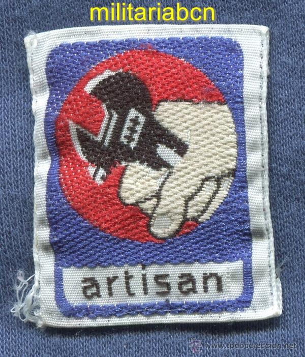 Militaria: Scouts de France. Insignia de tela de los Boy Scouts franceses.