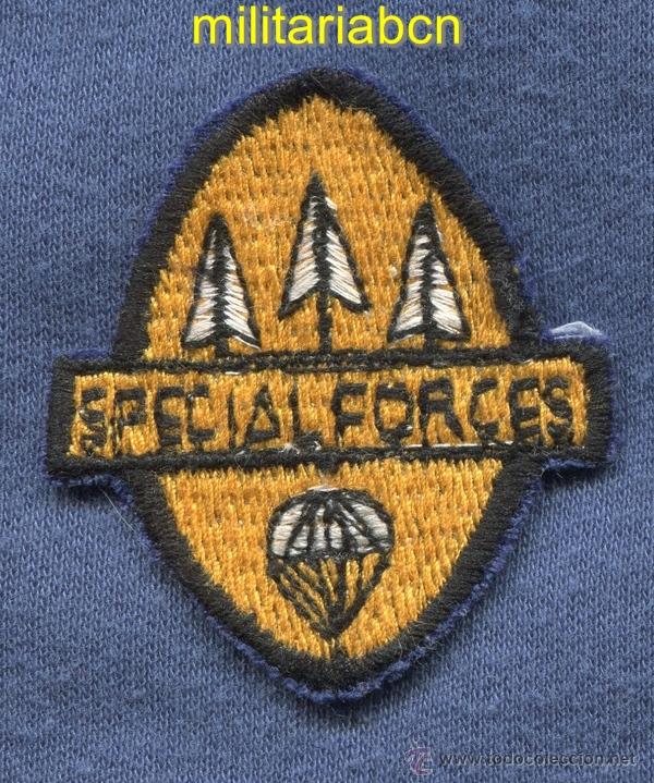 Militaria: Filipinas.  Insignia Fuerzas Especiales Paracaidistas en tela.
