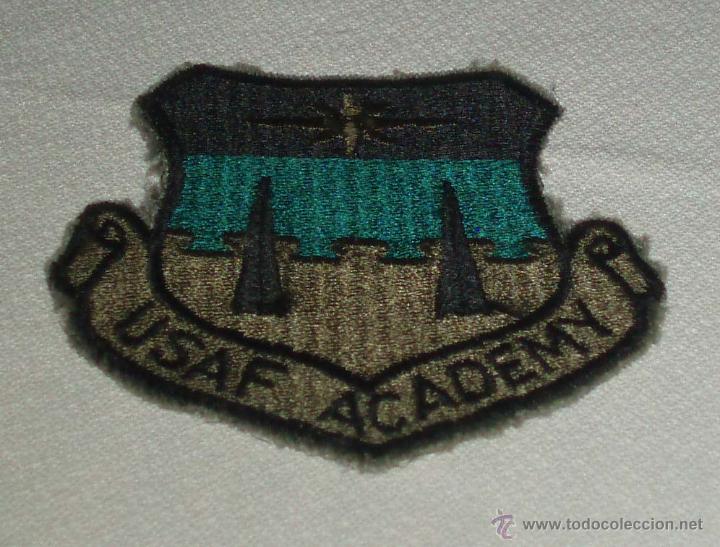 Militaria: parche de tela americano de la USAF ACADEMIA