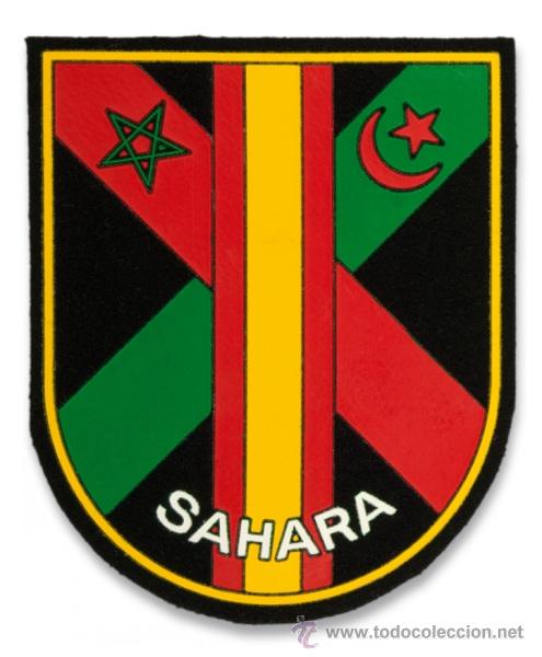Militaria: PARCHE SAHARA, EMBROIDERED PATCH - Foto 1