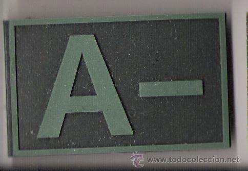 Militaria: PARCHE EMBLEMA GRUPO SANGU&Iacute;NEO PARA UNIFORME A-