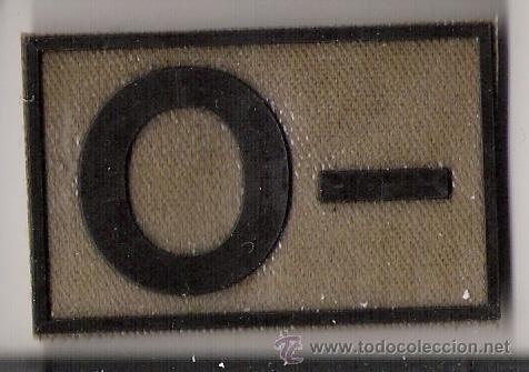 Militaria: PARCHE EMBLEMA GRUPO SANGU&Iacute;NEO PARA UNIFORME O-