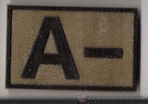 Militaria: PARCHE EMBLEMA GRUPO SANGU&Iacute;NEO PARA UNIFORME A-