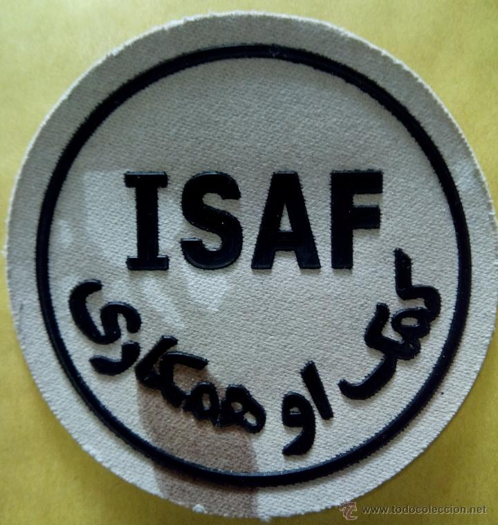 Militaria: Parche &aacute;rido ISAF/Espa&ntilde;a