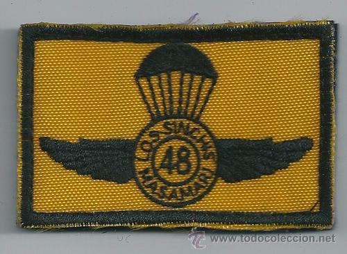 Militaria: Per&uacute;. Alas de paracaidista en tela. Guardia Civil. 48 Comandancia.