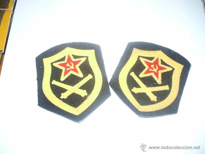 Militaria: Pareja de parches militares rusos .