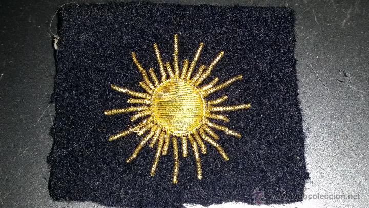 Militaria: PARCHE DE TELA BORDADO EN HILO DE ORO DE LA MARINA DE GUERRA ESPA&Ntilde;OLA
