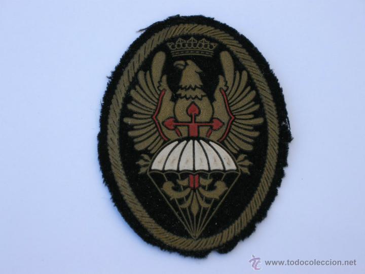 Militaria: PARCHE OVALADO BRIGADA PARACAIDISTA EPOCA FRANCO ORIGINAL