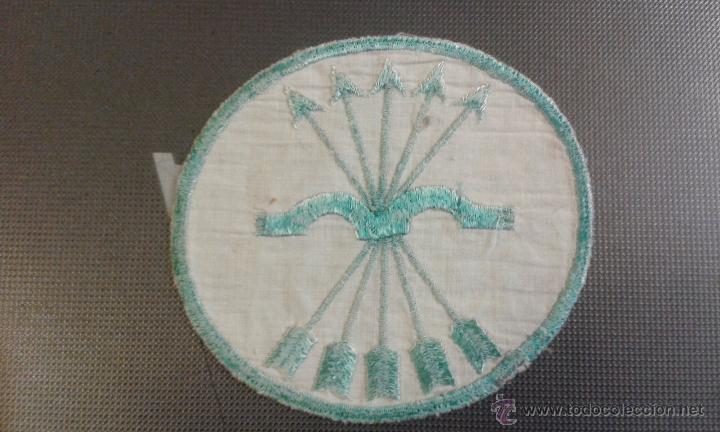Militaria: Antiguo parche Falange 10 cm de di&aacute;metro.