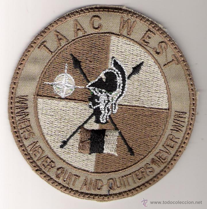 Militaria: PARCHE EMBLEMA TAAC WEST