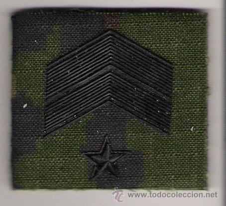 Militaria: PARCHE EMBLEMA CHANDAL SUBOFICIAL MAYOR PIXELADO VERDE