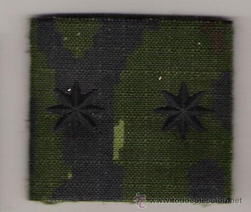 Militaria: PARCHE EMBLEMA CHANDAL TENIENTE CORONEL PIXELADO VERDE FAMET