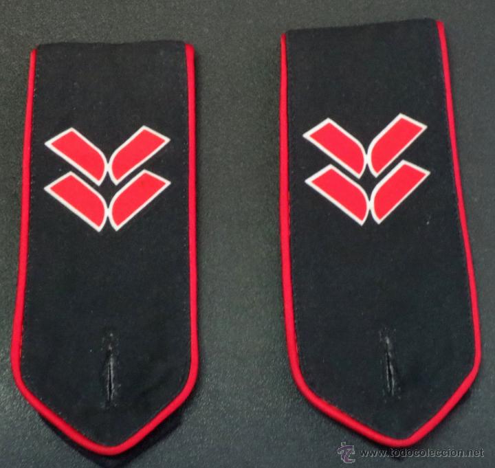 Militaria: JUEGO DE 2 GALONES POLIC&Iacute;A