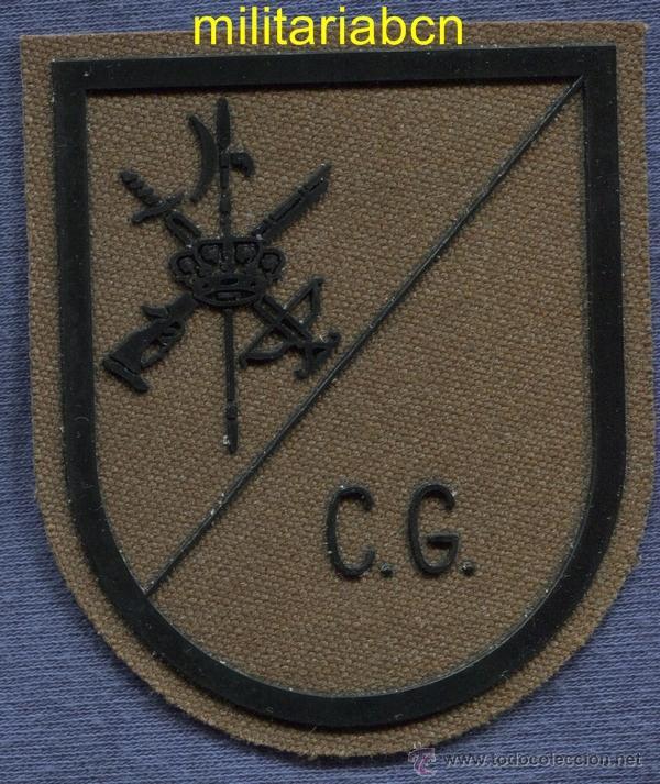 Militaria: Insignia de tela. Legi&oacute;n. CG Cuartel General.