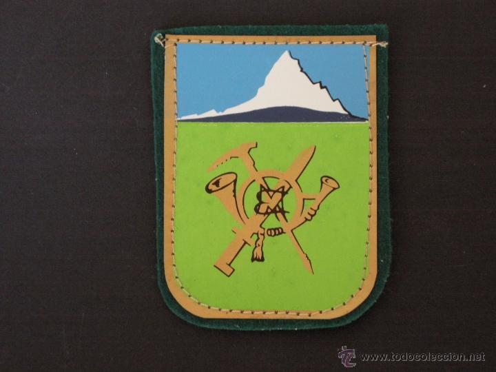 Military Antiques: PARCHE EJERCITO ESPA&Ntilde;OL DE MONTA&Ntilde;A ORIGINAL ,PLASTIFICADO TAL COMO SE OBSERVA.-MUY BUENO