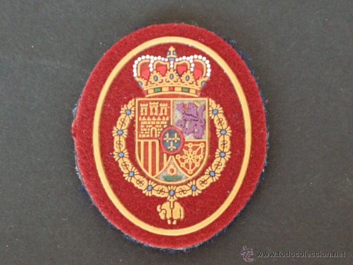 Military Antiques: PARCHE OVALADO NUEVO FELIPE V,-I MUY BUENO ORIGINAL.-