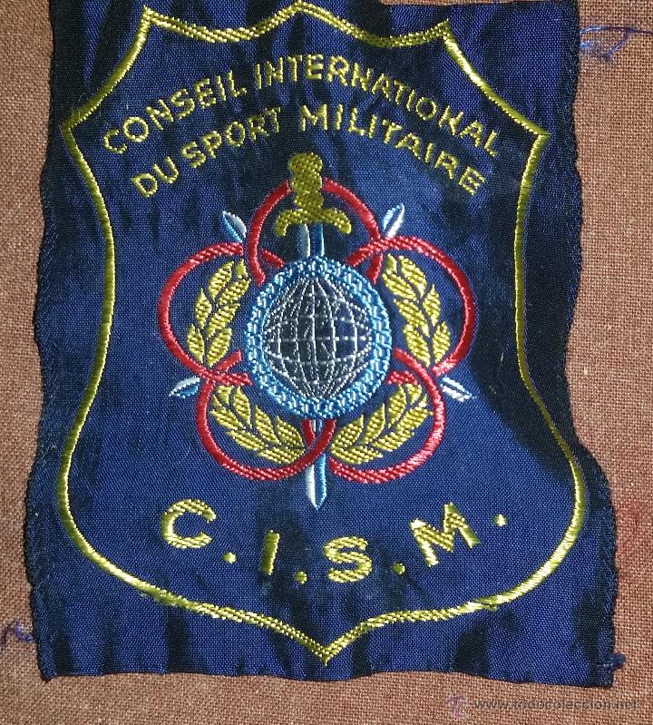 Military Antiques: PARCHE BORDADO DEL CONSEJO INTERNACIONAL DE DEPORTES MILITARES
