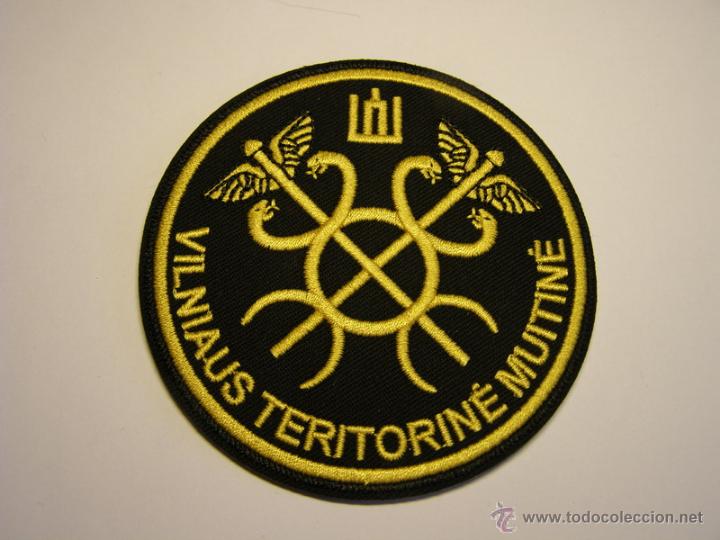 Militaria: Parche de Ej&eacute;rcito de Lituania. Vilnius. - Foto 1