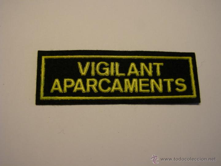 Military Antiques: Parche  Espa&ntilde;ol. Seguridad. Vigilancia de aparcamientos.