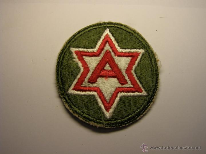 Military Antiques: Parche de tela bordada, Ej&eacute;rcito Norteamericano, n&ordm; 20.