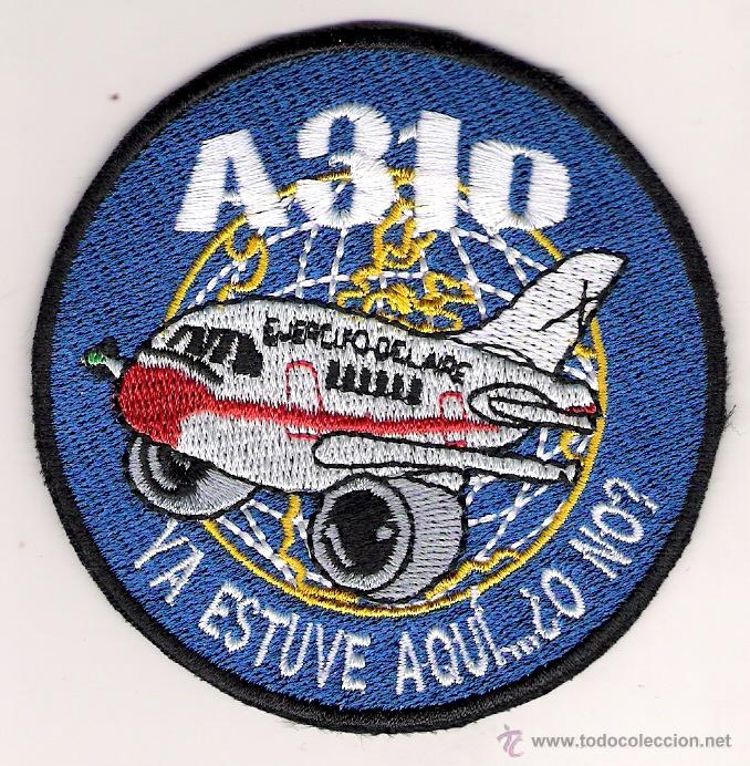 Militaria: PARCHE EMBLEMA A 310 EJ&Eacute;RCITO DEL AIRE - Foto 1