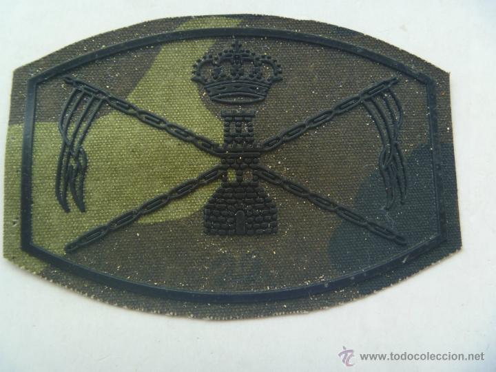 Military Antiques: PARCHE MIMETIZADO BOCOSO DE CABALLERIA DE INGENIEROS
