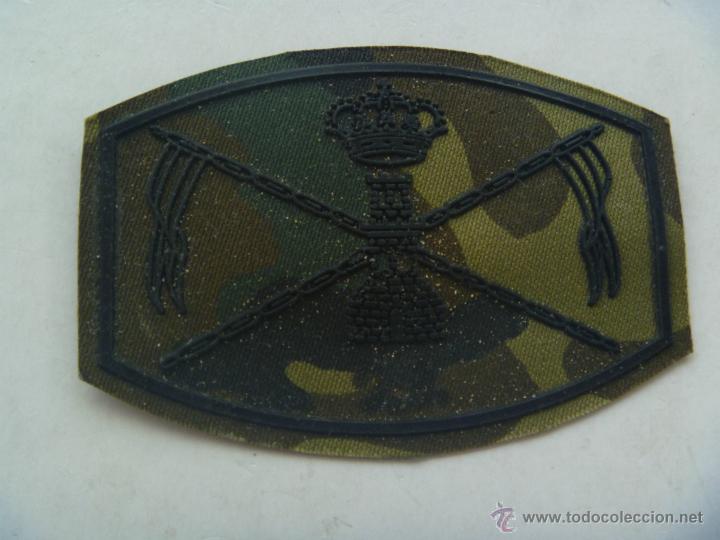 Military Antiques: PARCHE DE INGENIEROS, DE  CABALLERIA , MIMETIZADO BOSCOSA