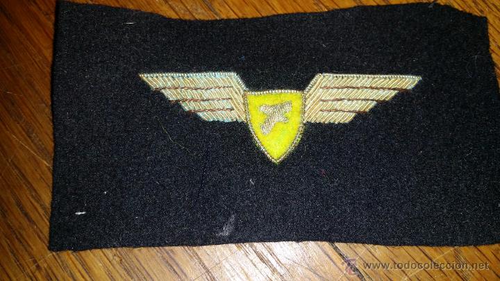 Militaria: DISTINTIVO BORDADO DE AVIACION CIVIL DE PILOTO