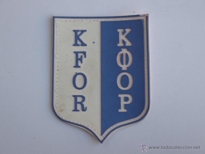 Military Antiques: PARCHE KFOR - KOOP TERMOSELLADO ORIGINAL