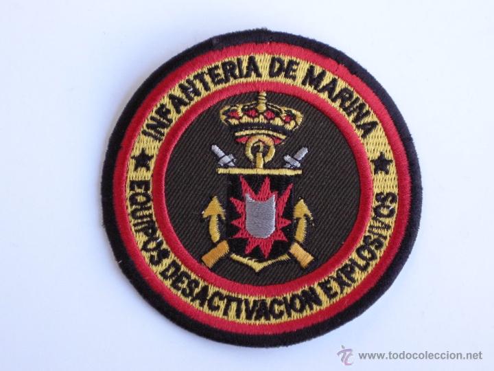 Military Antiques: PARCHE INFANTERIA DE MARINA ORIGINAL BORDADO