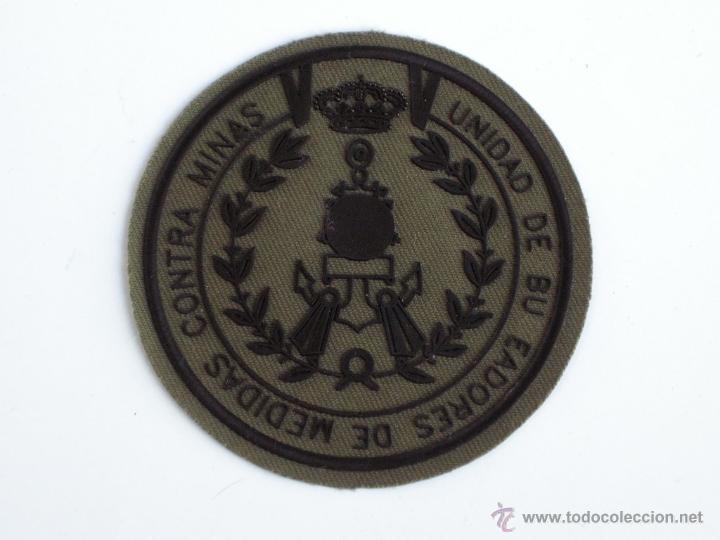 Military Antiques: PARCHE INFANTERIA MARINA ORIGINAL LE FALTA UNA LETRA C,EN LA LEYENDA.-
