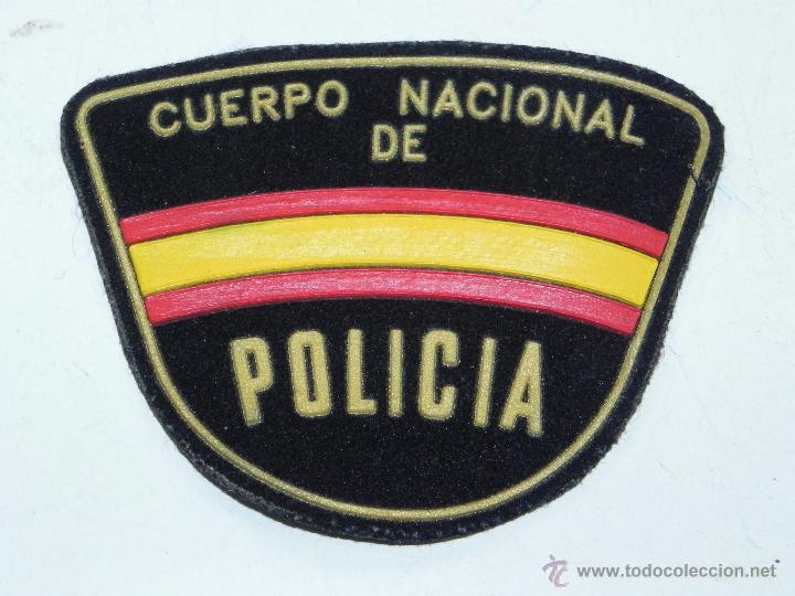 Militaria: PARCHE DEL CUERPO NACIONAL DE POLICIA, PLASTIFICADO, MIDE 10 X 8 CMS. VER LA FOTOGRAFIA DEL REVERSO.