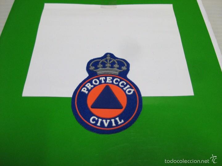 Military Antiques: PARCHE PROTECCION CIVIL