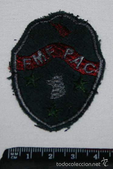 Militaria: PARCHE DE TELA MILITAR, FMF PAC CON PERRO, MARINES ESTADOS UNIDOS ?