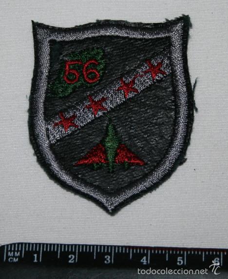 Militaria: PARCHE DE TELA MILITAR, 56 AVION 4 ESTRELLAS, U.S. AIR FORCE ?