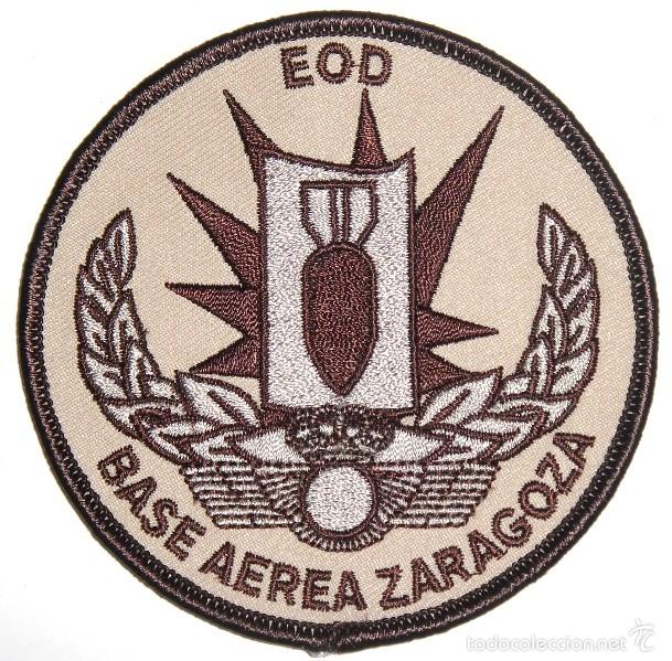 Militaria: parche ejercito del aire eod base aerea de zaragoza - Foto 1
