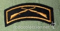 Military Antiques: Gal&oacute;n militar en tela bordada.