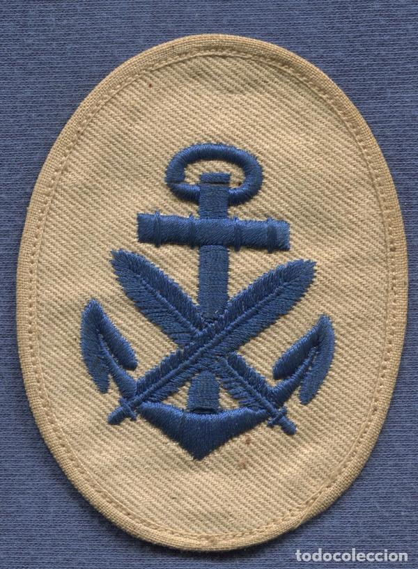 Militaria: Kriegsmarine. Distintivo de brazo de Especialidad en tela. Suboficial Escribiente.