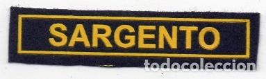 Militaria: parche sargento policia o bomberos - Foto 1