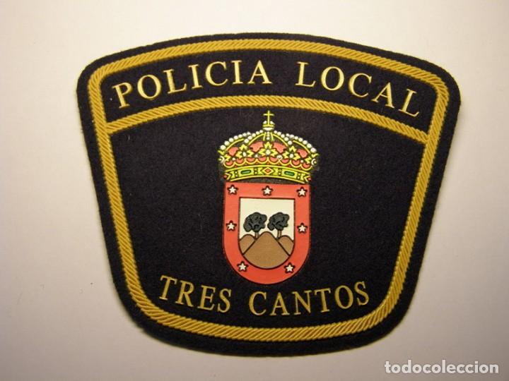 Militaria: Parche espa&ntilde;ol de policia local. Tres Cantos.