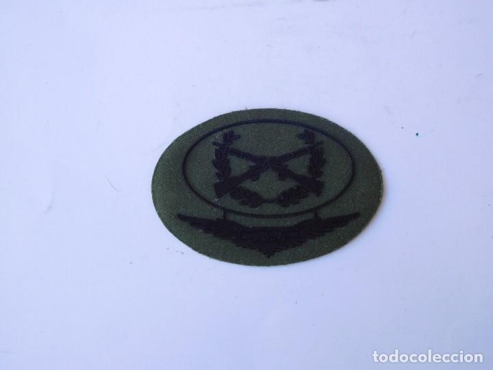 Militaria: PARCHE EJERCITO ESPA&Ntilde;OL 7,5X5 CMT COLOR VERDE.-