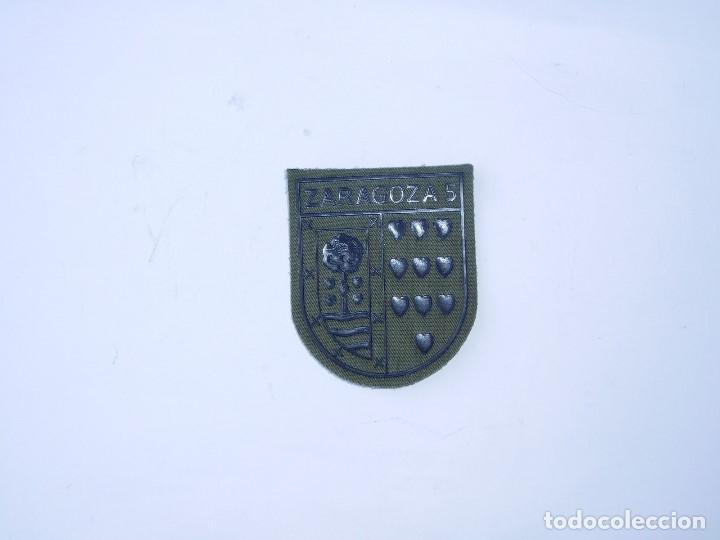 Militaria: PARCHE EJERCITO ESPA&Ntilde;OL BRIGADA PARACAIDISTA COLOR VERDE CON VELCRO.-