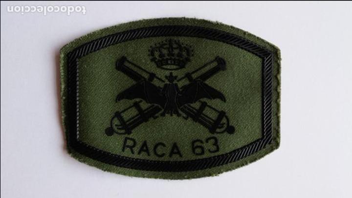 Militaria: Parche de tela de artilleria ,raca 63