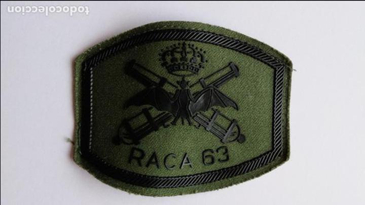 Militaria: Parche de tela de artilleria ,raca 63