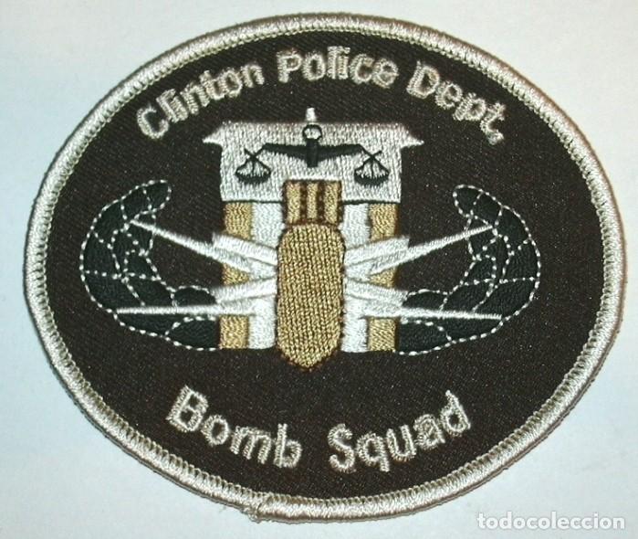Militaria: parche policia usa eod clinton - Foto 1
