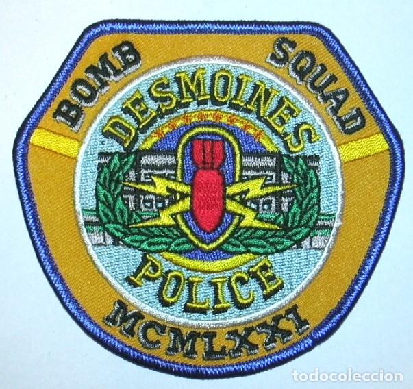 Militaria: parche policia usa eod desmoines - Foto 1