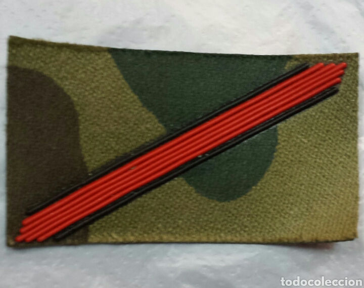 Militaria: PARCHE EMBLEMA PAREJA DE GAL&Oacute;N DE CUELLO INF. DE MARINA SOLDADO.